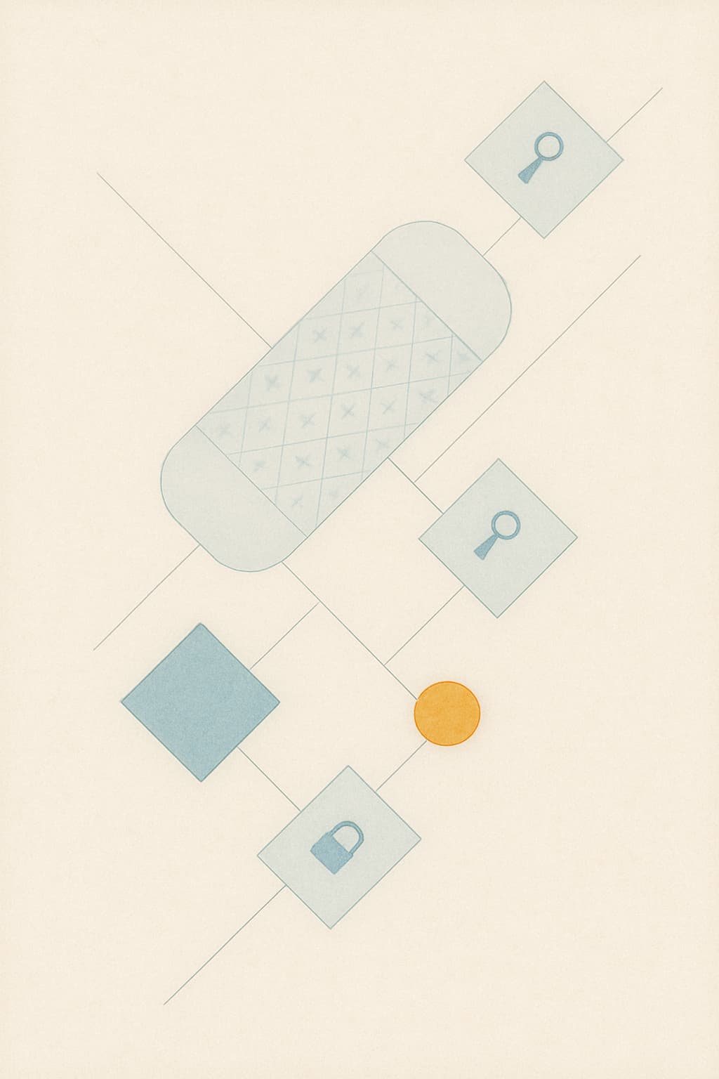 Email encryption illustration