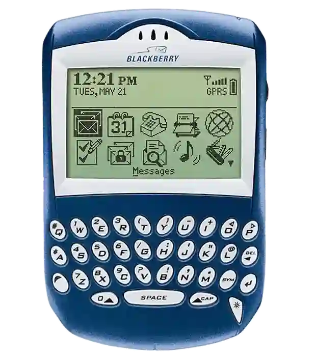 An old Blackberry